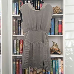 Walter Baker Spotted Drop Waist Dress with pockets